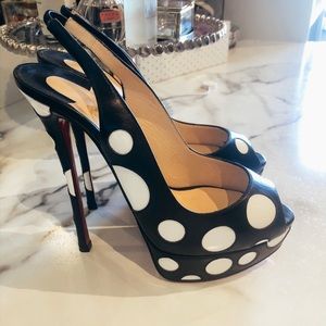 Christian Louboutin Bubble Up Slingback Heels